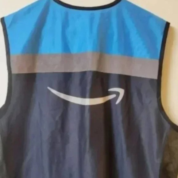 XL Amazon Vest Extra Large NEW DSP Flex Delivery Driver Safety Vest new In Plast - Picture 3 of 4